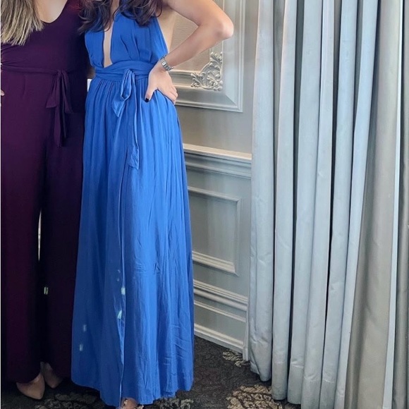 Periwinkle Maxi Formal Dress - size XS - Picture 2 of 2